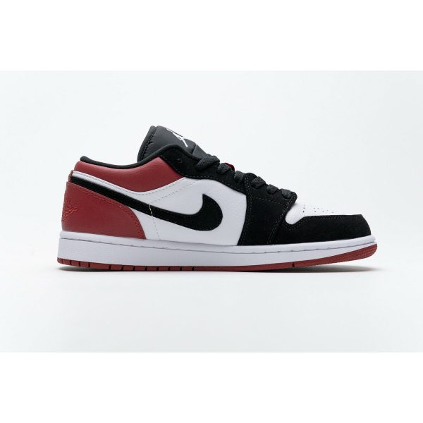 Fake Air Jordan 1 Low Black Toe 553558-116