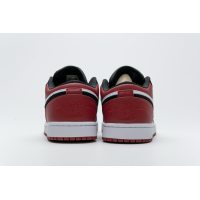 Fake Air Jordan 1 Low Black Toe 553558-116