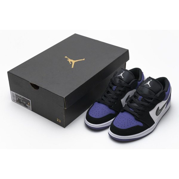 Fake Air Jordan 1 Low Court Purple 553558-125