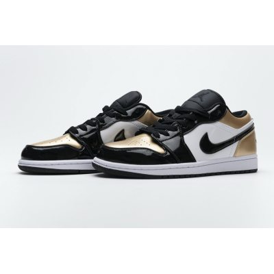 Fake Air Jordan 1 Low Gold Toe CQ9447-700