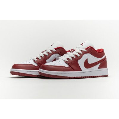 Fake Air Jordan 1 Low Gym Red White 553558-611