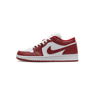 Fake Air Jordan 1 Low Gym Red White 553558-611