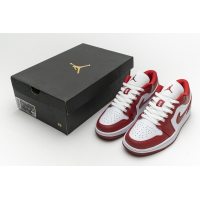 Fake Air Jordan 1 Low Gym Red White 553558-611