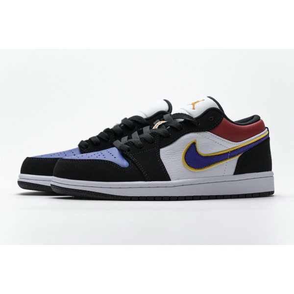 Fake Air Jordan 1 Low Lakers Top 3 CJ9216-051