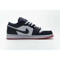 Fake Air Jordan 1 Low Obsidian Ember Glow 553558-481