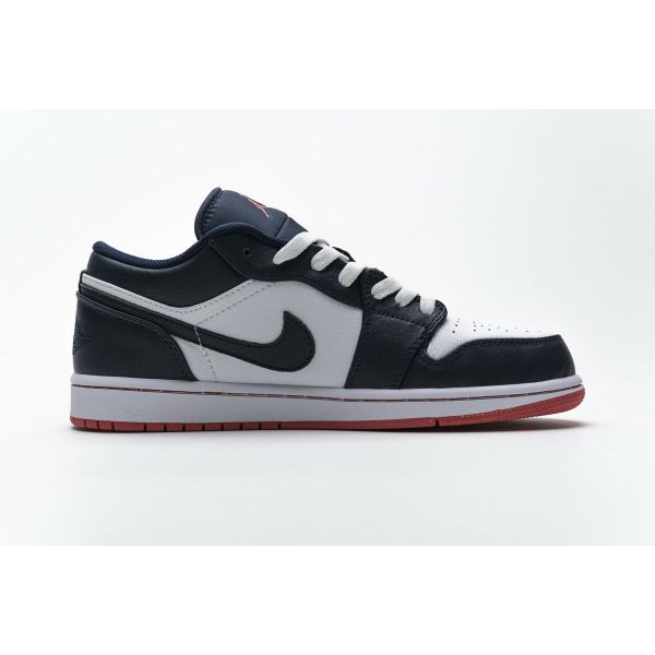 Fake Air Jordan 1 Low Obsidian Ember Glow 553558-481