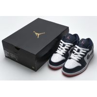 Fake Air Jordan 1 Low Obsidian Ember Glow 553558-481