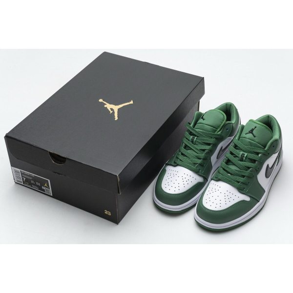 Fake Air Jordan 1 Low Pine Green 553558-301