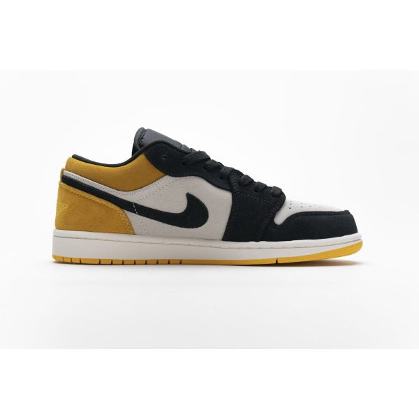 Fake Air Jordan 1 Low Sail University Gold Black 553558-127