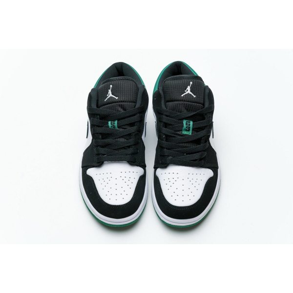 Fake Air Jordan 1 Low White Black Mystic Green 553558-113