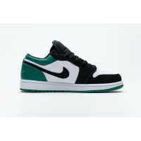 Fake Air Jordan 1 Low White Black Mystic Green 553558-113