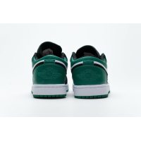 Fake Air Jordan 1 Low White Black Mystic Green 553558-113