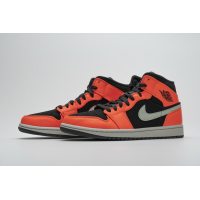 Fake Air Jordan 1 Mid Black Cone 554724-062