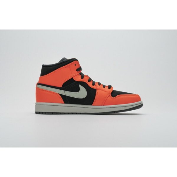 Fake Air Jordan 1 Mid Black Cone 554724-062