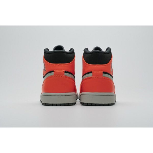 Fake Air Jordan 1 Mid Black Cone 554724-062