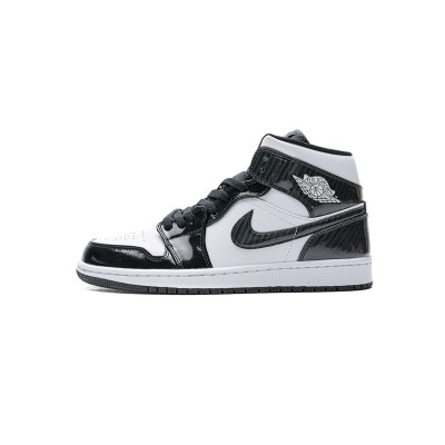 Fake Air Jordan 1 Mid Carbon Fiber DD1649-001