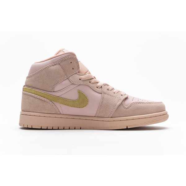 Fake Air Jordan 1 Mid Coral Gold 852542-600