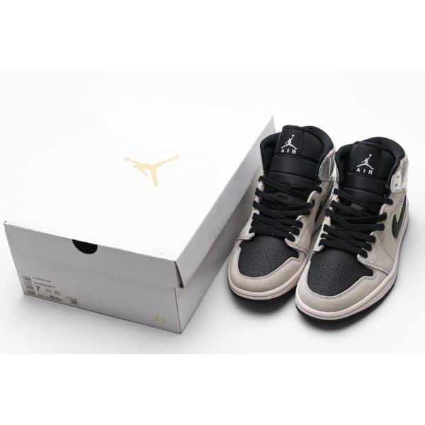 Fake Air Jordan 1 Mid Dirty Powder Iridescent (W) BQ6472-602