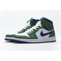 Fake Air Jordan 1 Mid Incredible Hulk (GS) 554725-300