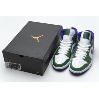 Fake Air Jordan 1 Mid Incredible Hulk (GS) 554725-300