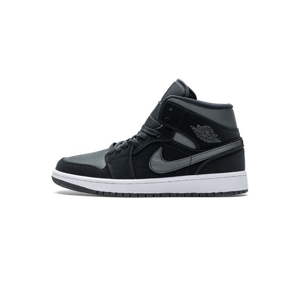 Fake Air Jordan 1 Mid Nylon Black Anthracite 852542-012 