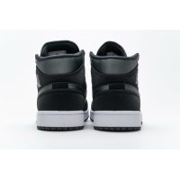 Fake Air Jordan 1 Mid Nylon Black Anthracite 852542-012 