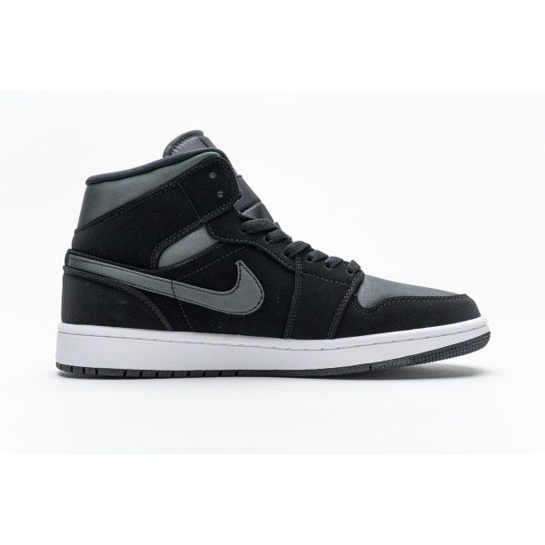 Fake Air Jordan 1 Mid Nylon Black Anthracite 852542-012 