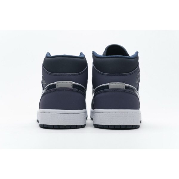 Fake Air Jordan 1 Mid Obsidian Sanded Purple 554724-445