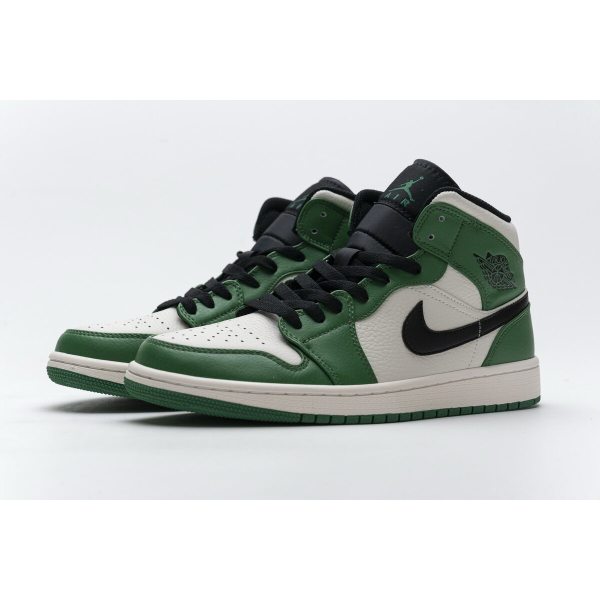 Fake Air Jordan 1 Mid Pine Green 852542-301