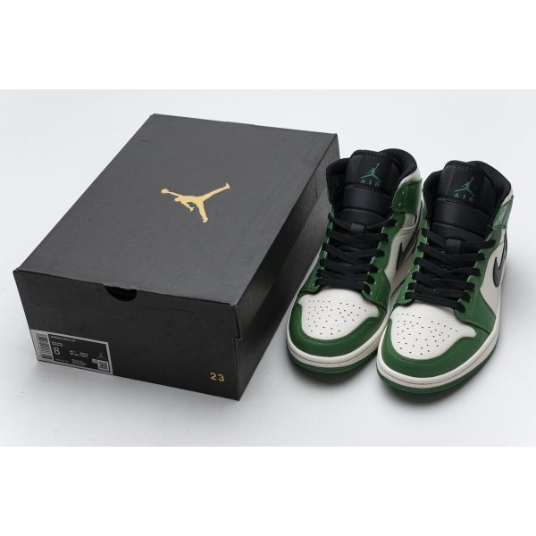 Fake Air Jordan 1 Mid Pine Green 852542-301