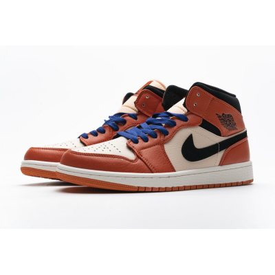 Fake Air Jordan 1 Mid Team Orange Black 852542-800