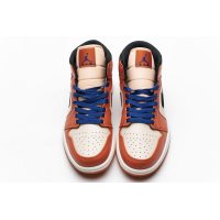 Fake Air Jordan 1 Mid Team Orange Black 852542-800