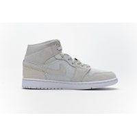 Fake Air Jordan 1 Mid Vast Grey Ghost Green (W) CV3018-001