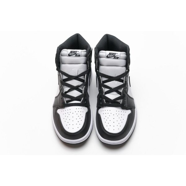 Fake Air Jordan 1 Retro Black White (2014) 555088-010