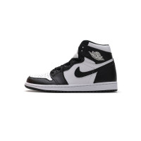 Fake Air Jordan 1 Retro Black White (2014) 555088-010