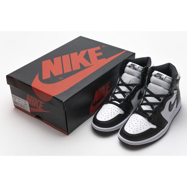 Fake Air Jordan 1 Retro Black White (2014) 555088-010