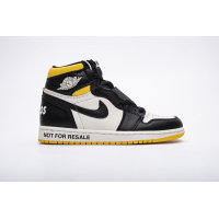 Fake Air Jordan 1 Retro High &quot;Not for Resale&quot; Varsity Maize 861428-107