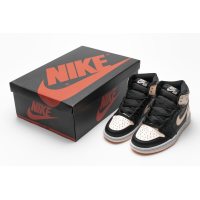 Fake Air Jordan 1 Retro High Black Crimson Tint 555088-081