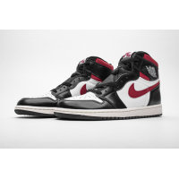 Fake Air Jordan 1 Retro High Black Gym Red  555088-061