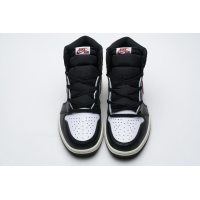 Fake Air Jordan 1 Retro High Black Gym Red  555088-061