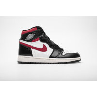 Fake Air Jordan 1 Retro High Black Gym Red  555088-061