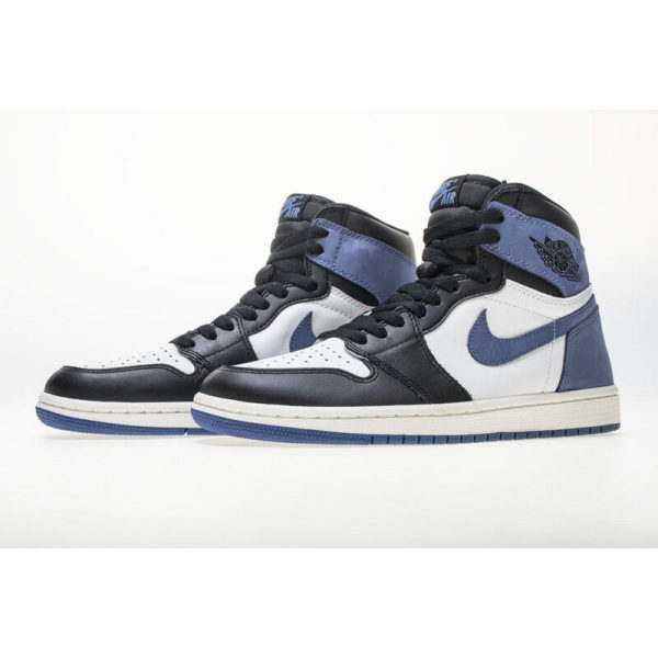 Fake Air Jordan 1 Retro High Blue Moon 555088-115