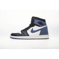 Fake Air Jordan 1 Retro High Blue Moon 555088-115