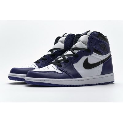 Fake Air Jordan 1 Retro High Court Purple White (2020)  555088-500