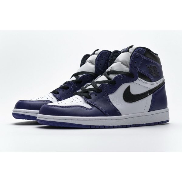 Fake Air Jordan 1 Retro High Court Purple White (2020)  555088-500