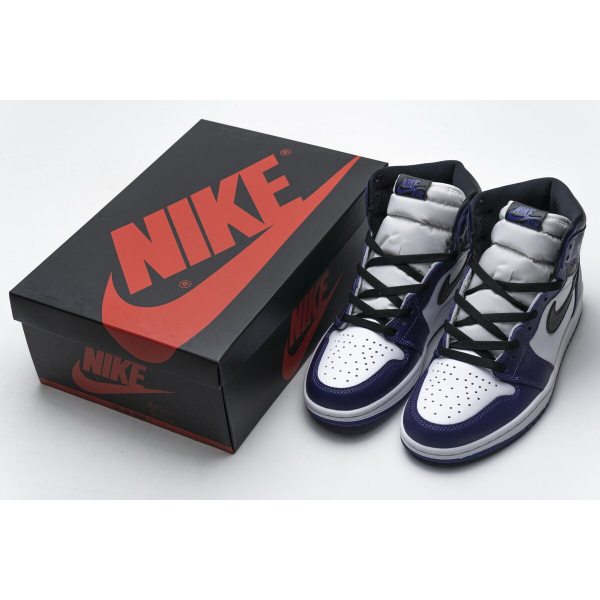 Fake Air Jordan 1 Retro High Court Purple White (2020)  555088-500