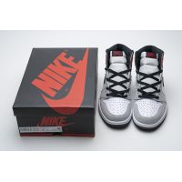 Fake Air Jordan 1 Retro High Light Smoke Grey  555088-126 