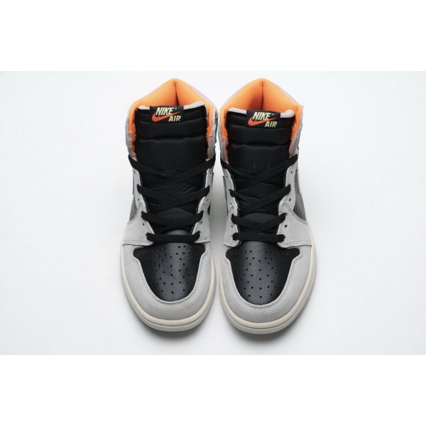 Fake Air Jordan 1 Retro High Neutral Grey Hyper Crimson 555088-018