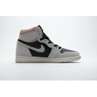 Fake Air Jordan 1 Retro High Neutral Grey Hyper Crimson 555088-018