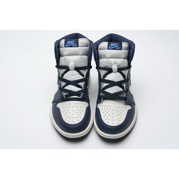 Fake Air Jordan 1 Retro High Obsidian UNC  555088-140